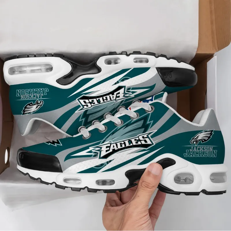 Philadelphia Eagles Personalized Plus T-N Youth Sneakers