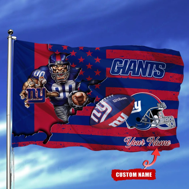 New York Giants Personalized Flag