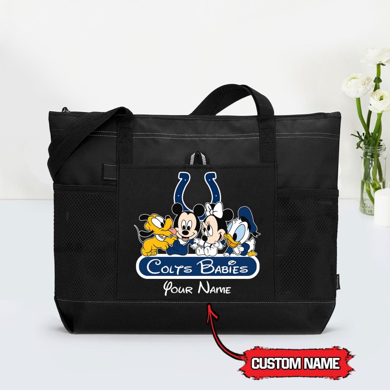 Indianapolis Colts Babies Tote Bag - Black