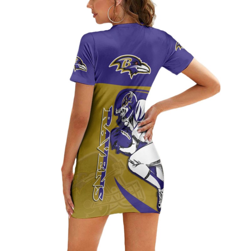 Baltimore Ravens Bodycon Dress