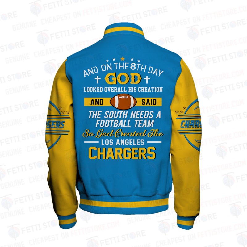 Los Angeles Chargers Varsity Jacket 3