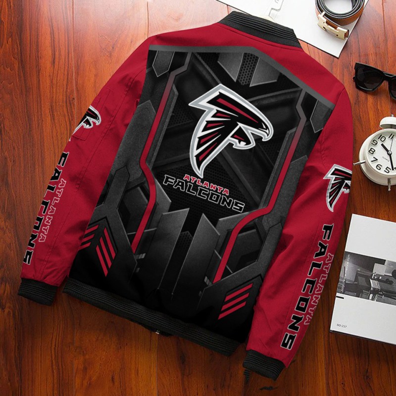 Atlanta Falcons Bomber Jacket - Detail View