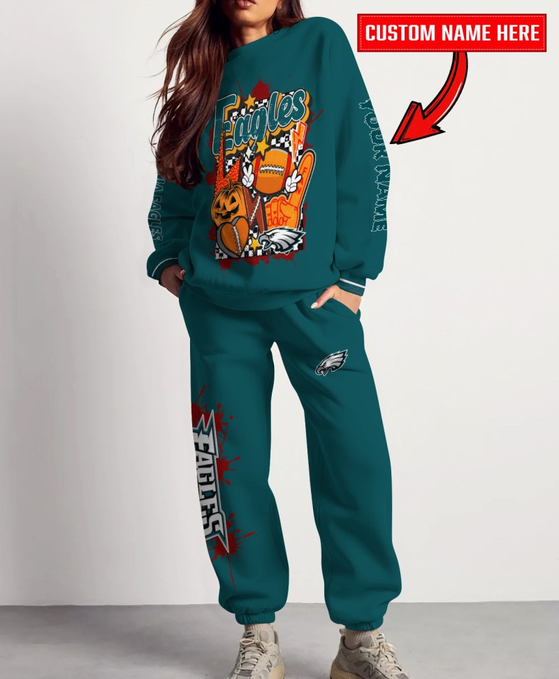 Philadelphia Eagles Sweatshirt and Sweatpants Set