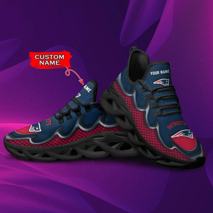 New England Patriots Personalized Yezy Running Sneakers