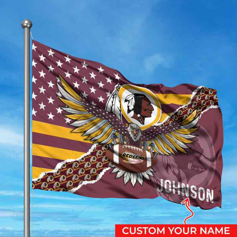 Washington Redskins Personalized Flag