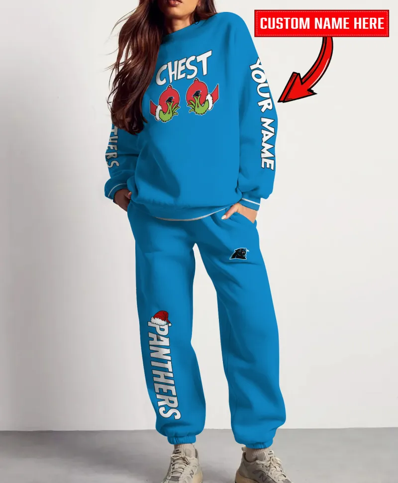 Carolina Panthers Christmas Collection Sweatshirt and Sweatpants