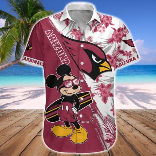 Arizona Cardinals Button Shirt Back View