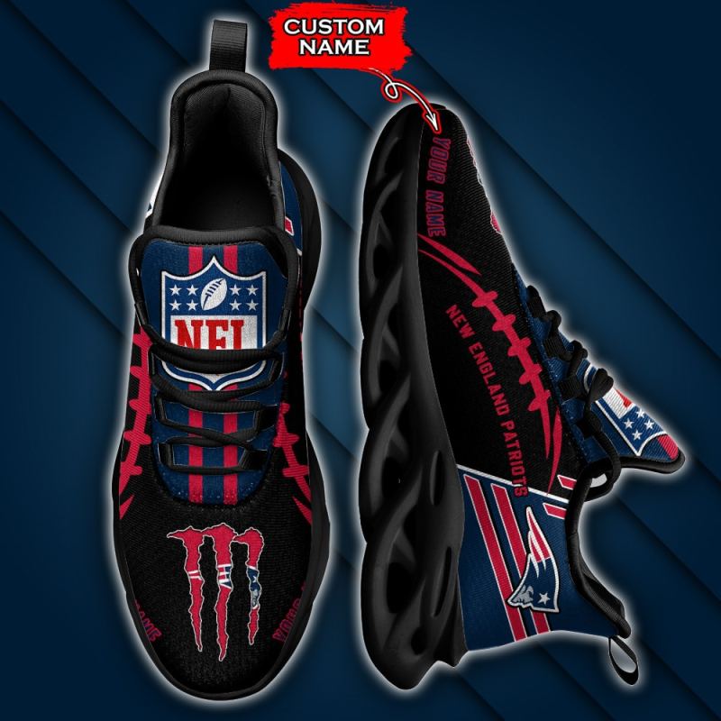 New England Patriots Yezy Running Sneakers 4