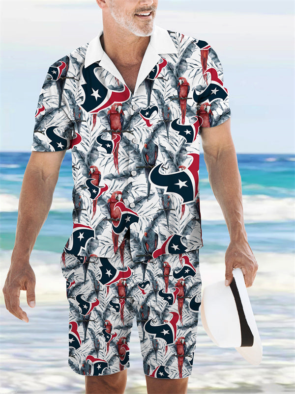 Houston Texans Combo Hawaiian Shirt and Shorts