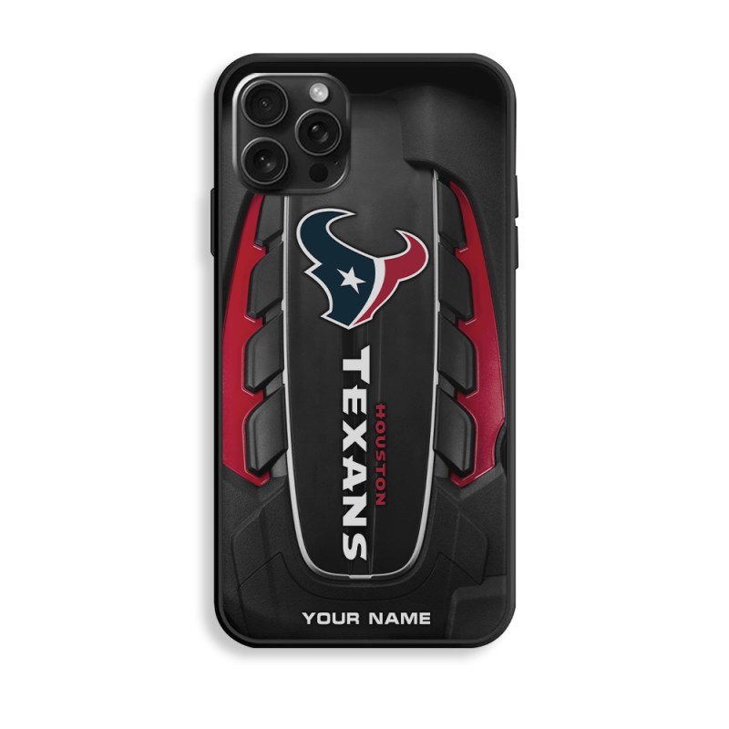 Houston Texans Personalized Phone Case - Side View