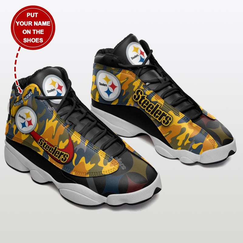 PITTSBURGH STEELERS Personalized Air JD13 Sneakers