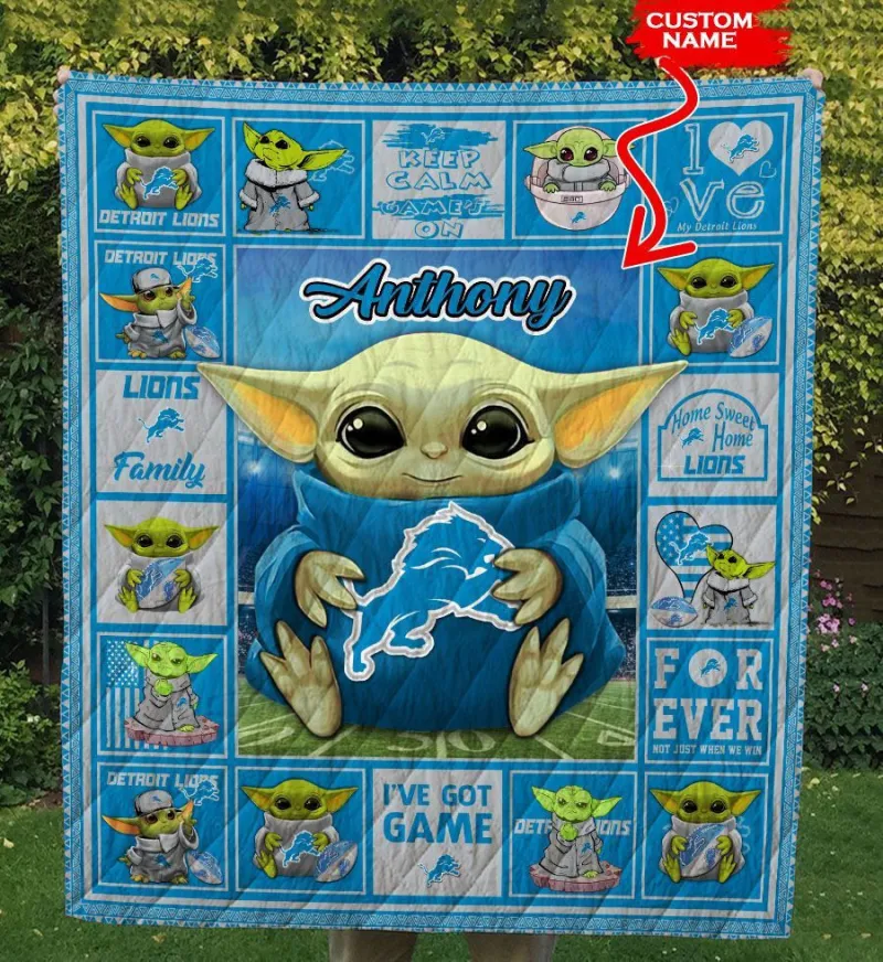 Detroit Lions Quilt - Cozy and Stylish