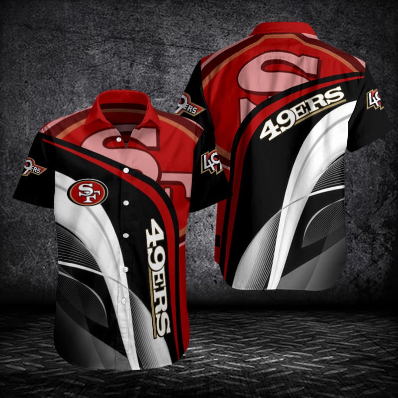 Sizing Chart for San Francisco 49ers Button Shirt