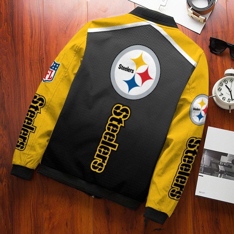 Pittsburgh Steelers Bomber Jacket Design
