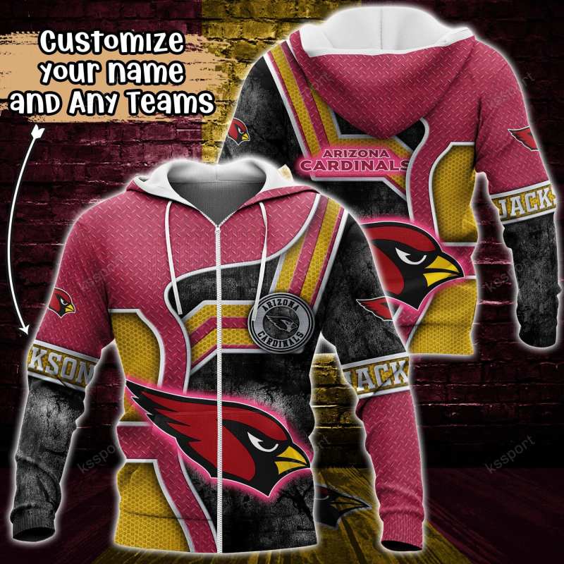 Arizona Cardinals Personalized Hoodie
