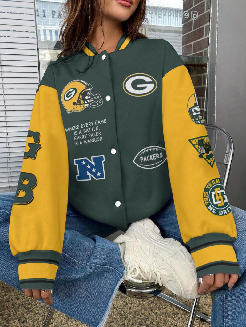 Green Bay Packers Varsity Jacket