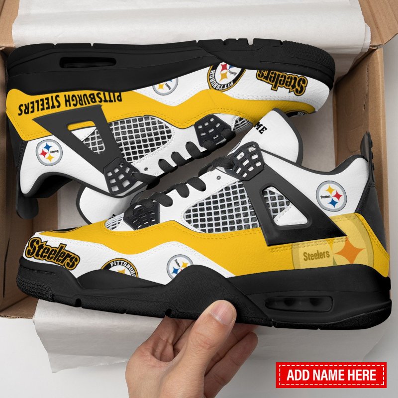 Pittsburgh Steelers AJ4 Sneakers 3