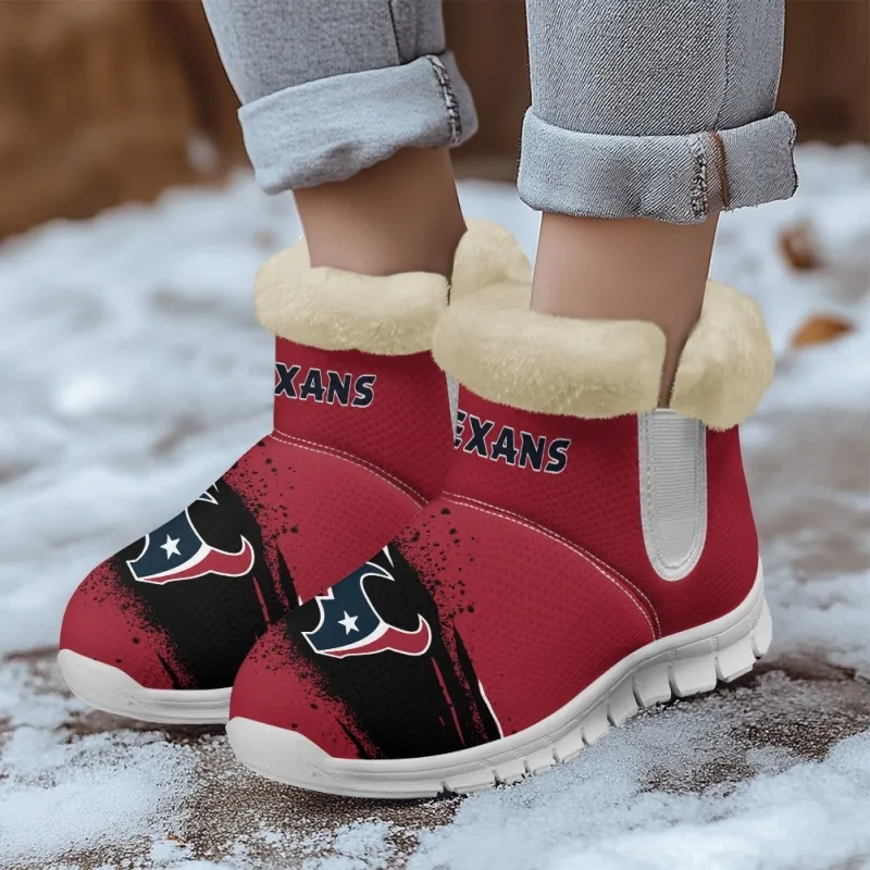 Houston Texans Comfy Winter Snow Boots