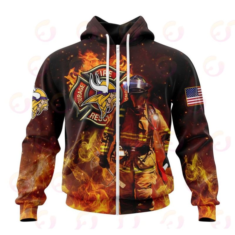 Minnesota Vikings Honor Firefighters Sweatshirt