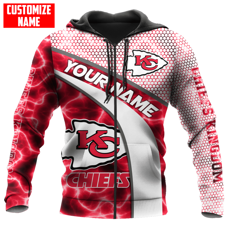 Kansas City Chiefs Personalized All Over Printed Ugly Christmas Sweater