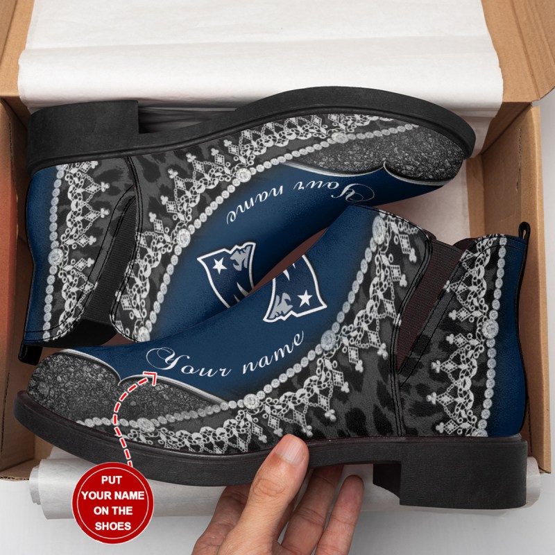Stylish New England Patriots Short Boots