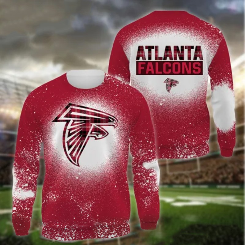 Atlanta Falcons Plaid Sweatershirt