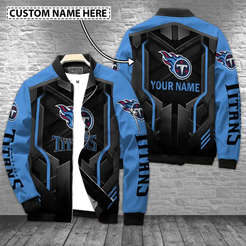 Tennessee Titans Personalized Bomber Jacket
