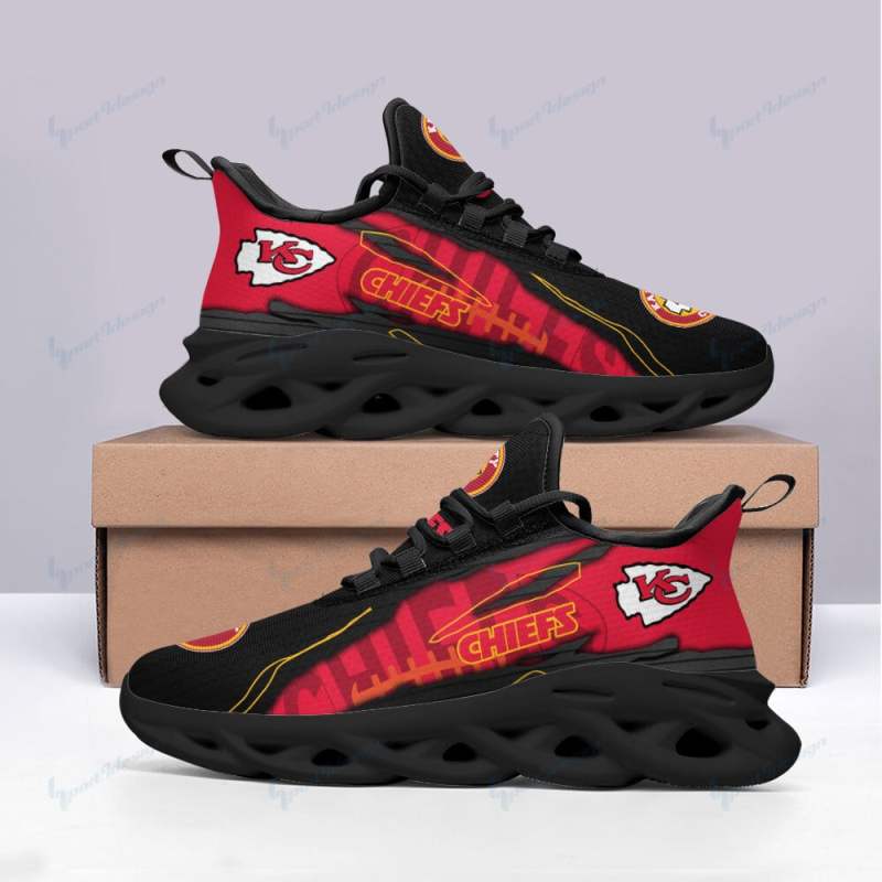 San Francisco 49ers Yezy Running Sneakers Back View
