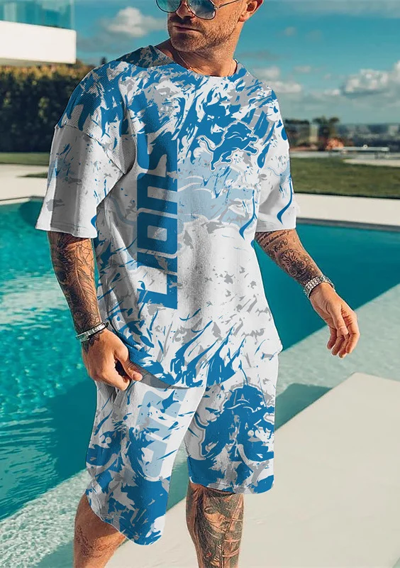 Detroit Lions T-Shirt and Shorts Set