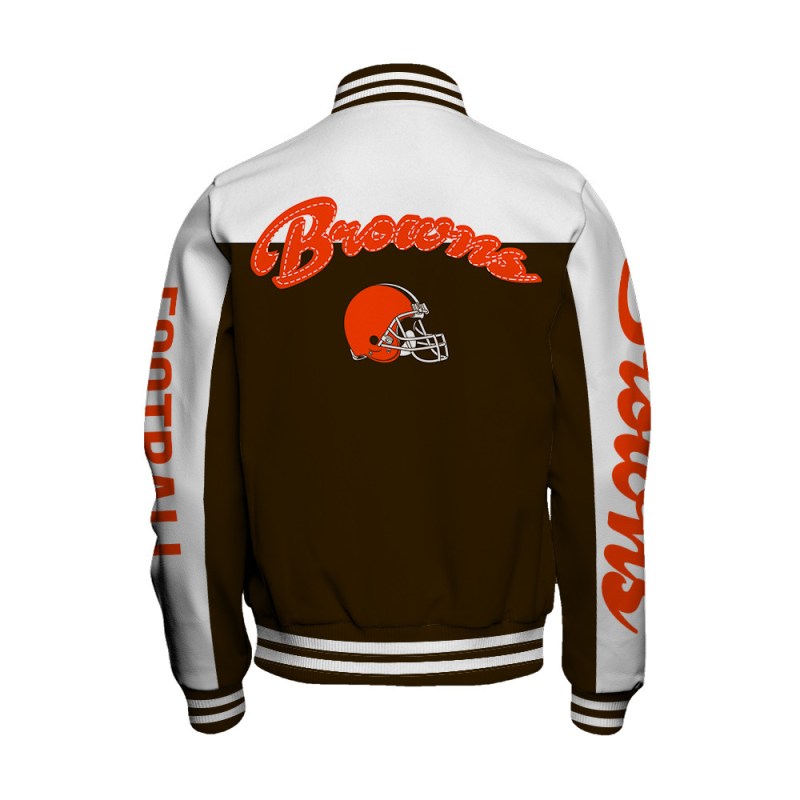 Cleveland Browns Varsity Jacket Details