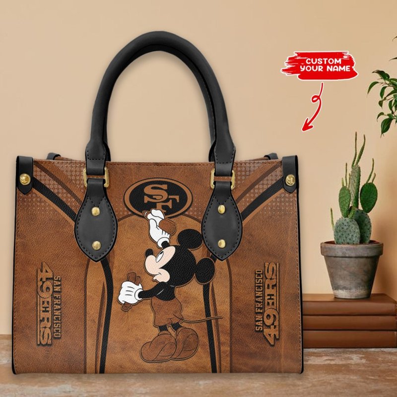 Alternate view of San Francisco 49ers Personalized Leather Hand Bag