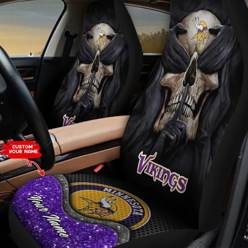 Minnesota Vikings Car Seat Cover Design