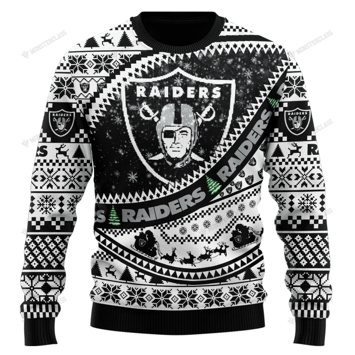 Las Vegas Raiders Ugly Christmas Sweater