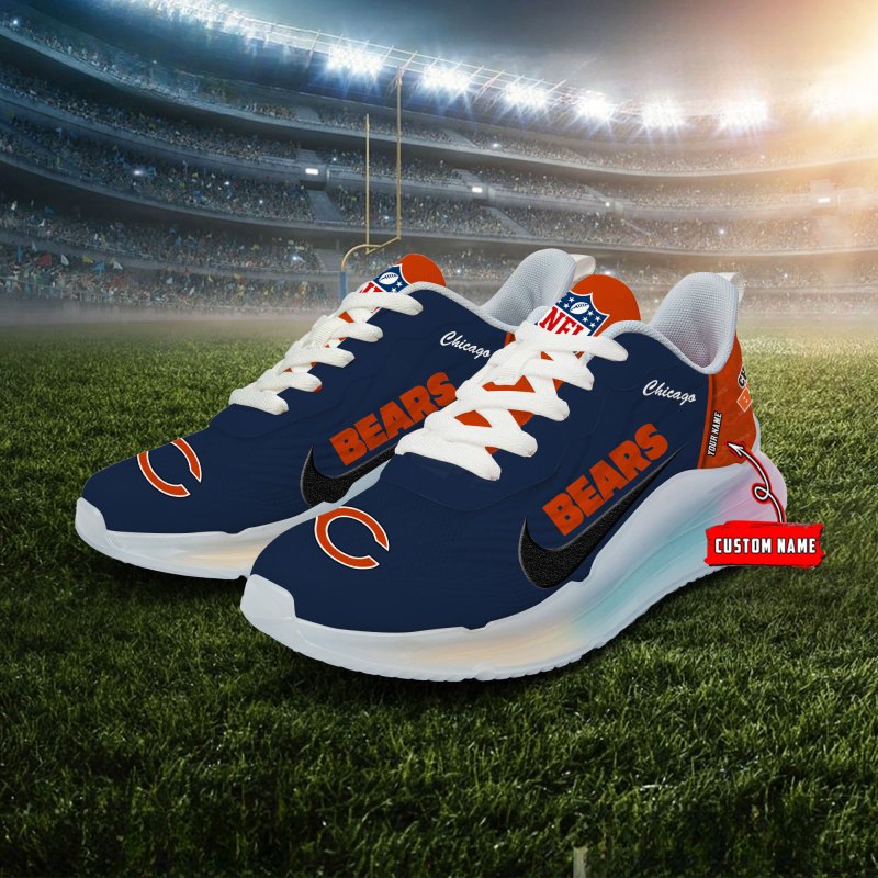 Chicago Bears Rainbow Cushion Running Shoes - Image 1
