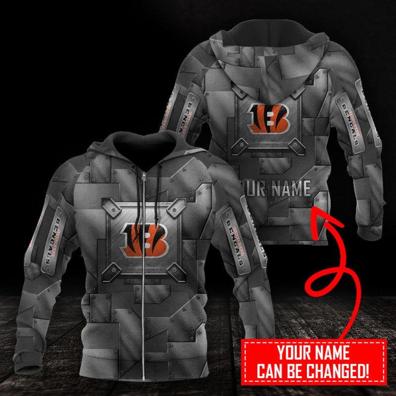 Cincinnati Bengals Personalized Hoodie
