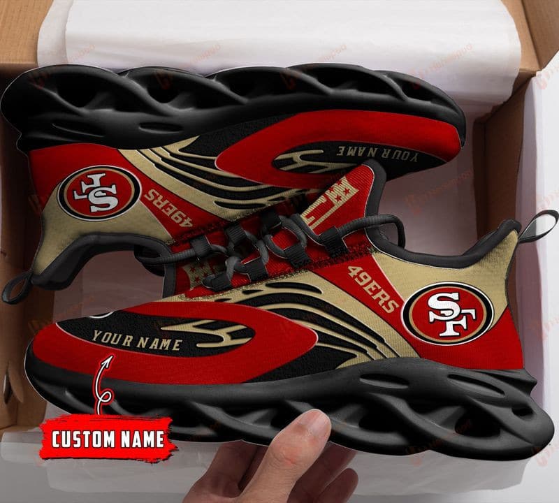 San Francisco 49ers Personalized Yezy Running Sneakers