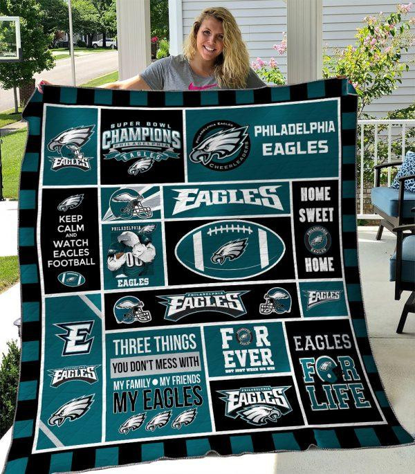 Size Chart for Philadelphia Eagles Premium Quilt