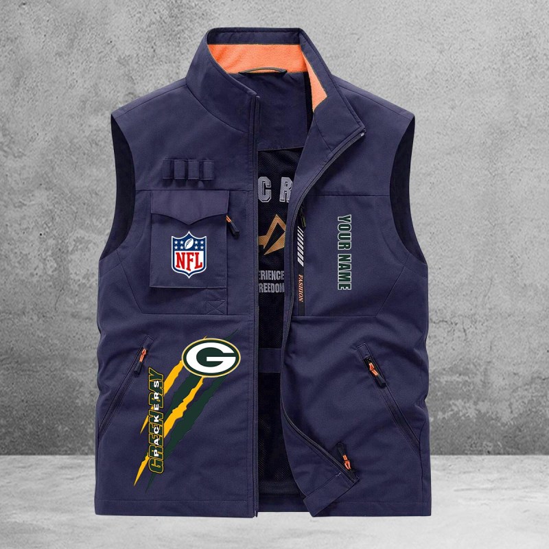 Green Bay Packers Multi-Pockets Vest