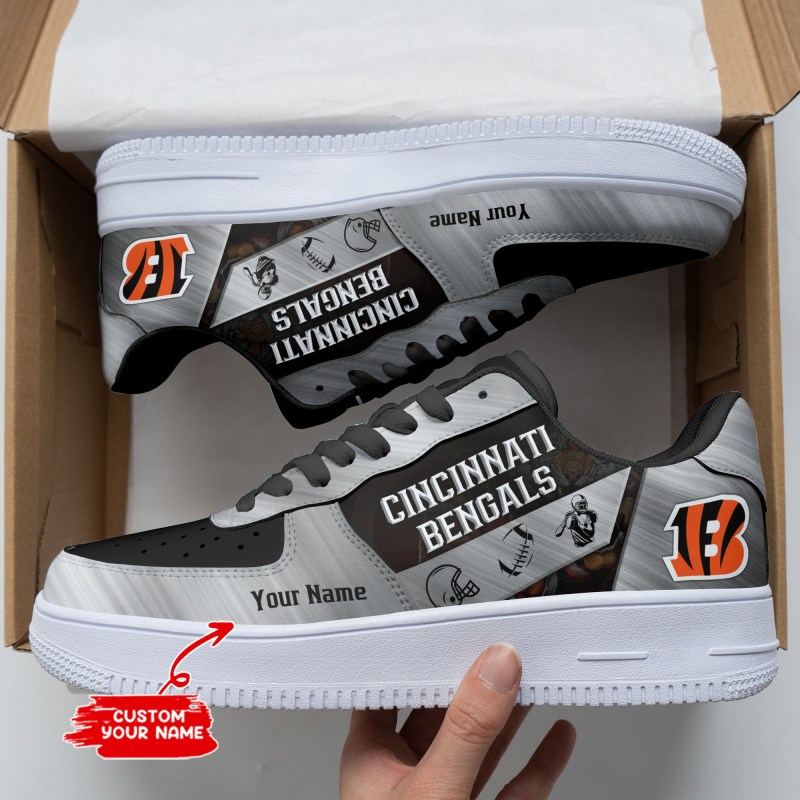 Cincinnati Bengals Personalized AF1 Shoes