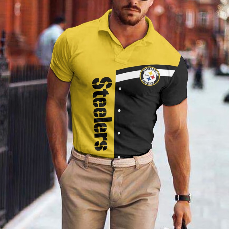 Pittsburgh Steelers Polo T-shirt