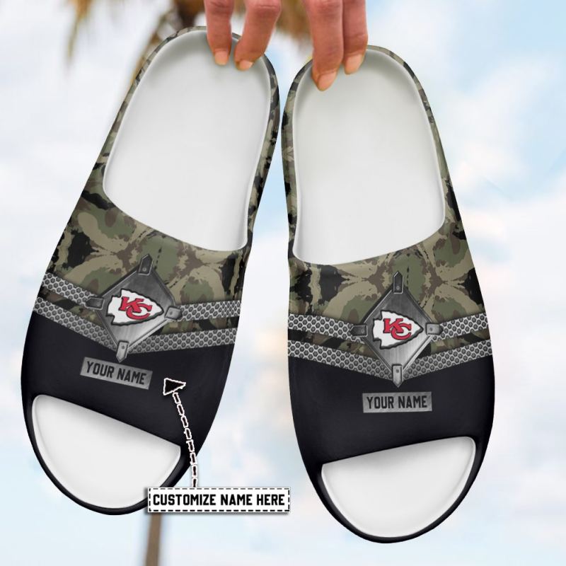 Kansas City Chiefs Yeezy Slippers 1