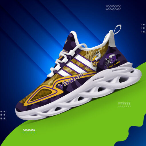 Minnesota Vikings Personalized Sneakers 9