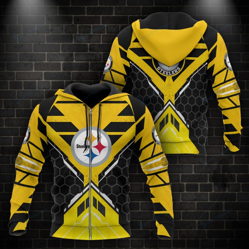 Pittsburgh Steelers Hoodie - Back View