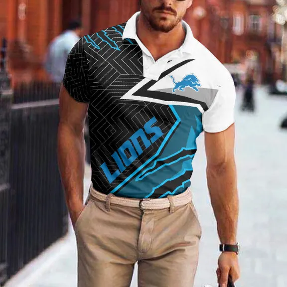 Detroit Lions Polo T-shirt
