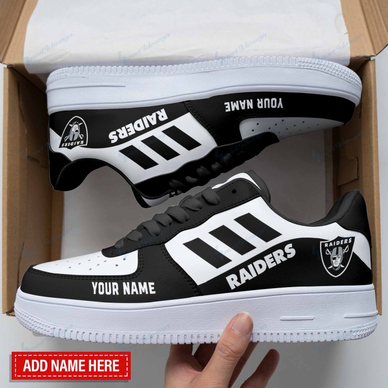 Las Vegas Raiders Personalized AF1 Shoes