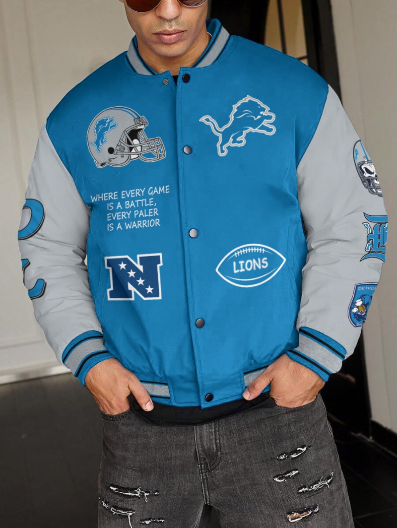 Detroit Lions Varsity Jacket
