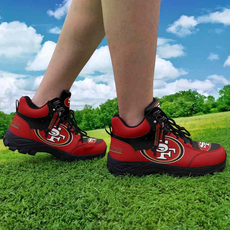 San Francisco 49ers Hiking Shoes 22 - Side View