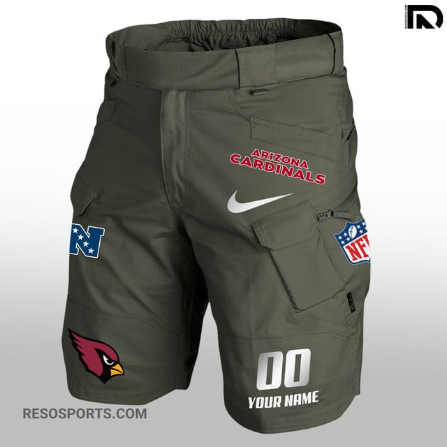 Front view of Arizona Cardinals Men's Shorts