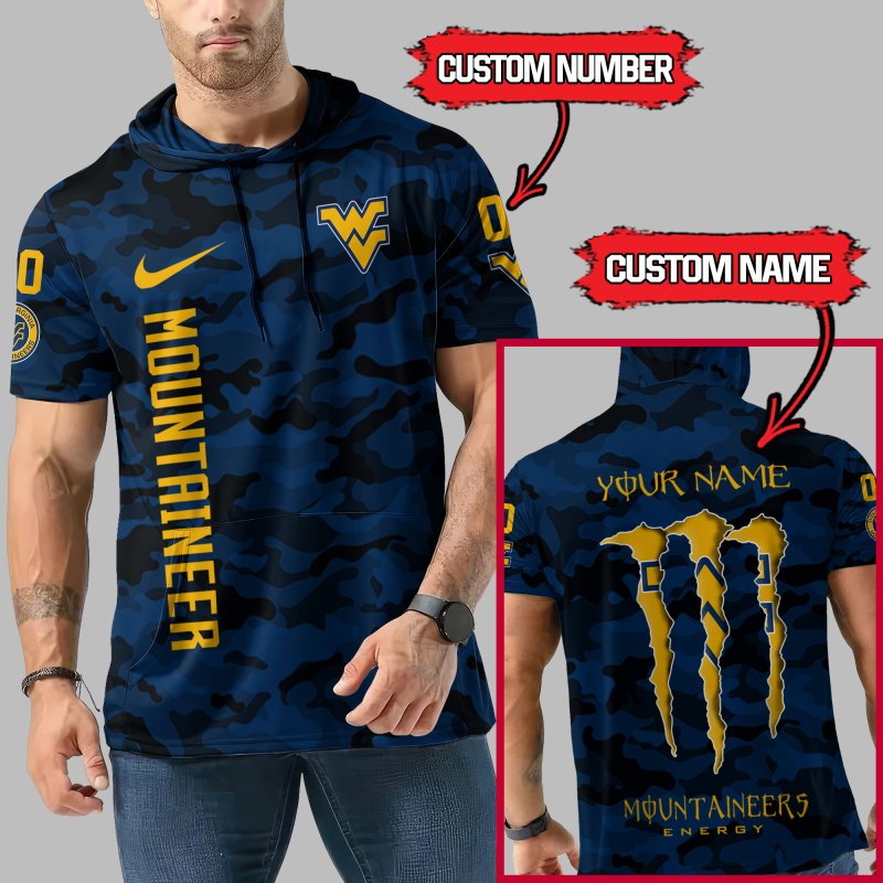 West Virginia Mountaineers Hoodie Detail