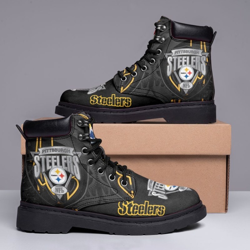 Pittsburgh Steelers TBLCL Boots Side View